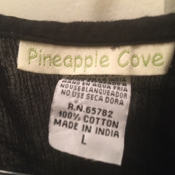 Black Tunic with Sequins and Gorgeous Stitching - Picture 4 of 5